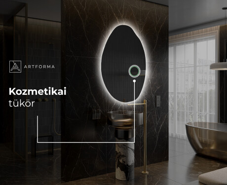 LED Fürdőszobai Tükör Irreguláris Formával U221 #5