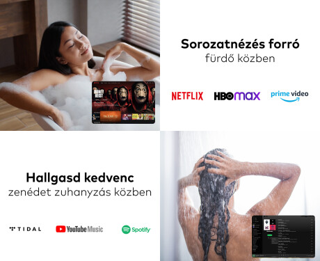 Szabálytalan LED-es megvilágítású tükör SMART O223 Google #3